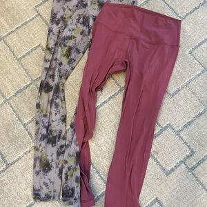 Two Pairs of Stylish Lululemon Leggings